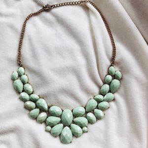 Mint Green Statement Necklace